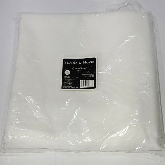 Taylor & Moxie Cosmo Sheer White Light Filtering 4